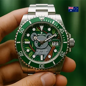 A Rolex with a Koala on for Australia